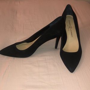 Black 2.5 inch Chinese Laundry Pumps Heels